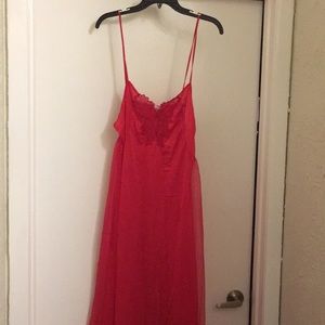 Long silky gown